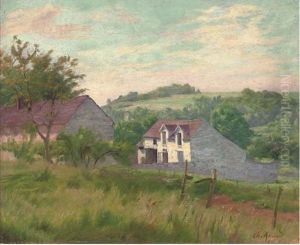 A Country House In Summer by Charles-Jean Agard