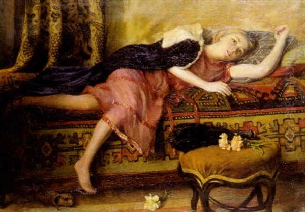 Jeune Fille Au Sofa - view 1