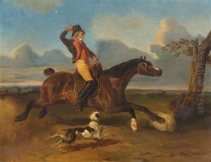 Rider With Hunting Dog Rider With Hunting Dog