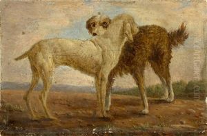 Etude De Chiens by Jacques-Laurent Agasse