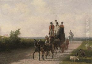 Off To Town by Jacques-Laurent Agasse