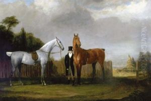 A Gentleman And His Two Favorite Horses by Jacques-Laurent Agasse
