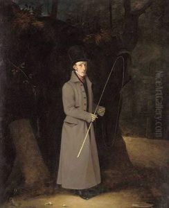 Portrait Of A Coachman In A Landscape
