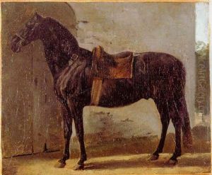 Cheval Selle Devant Une Grange Cheval Selle Devant Une Grange