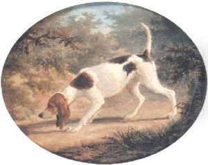 A Liver Pointer In A Landscape A Liver Pointer In A Landscape