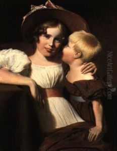 'the Important Secret': Georgina And George Booth by Jacques-Laurent Agasse