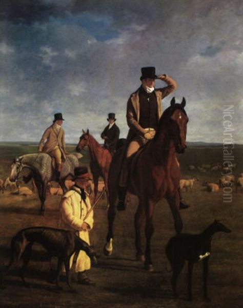 Lord Rivers Coursing On Newmarket Heath - view 1