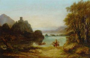 An Arcadian Landscape by Agostino Aglio