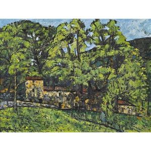 Tessiner Landschaft Mit Alter Muhle by Fausto Agnelli