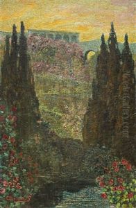 Cipressi Al Tramontono by Fausto Agnelli