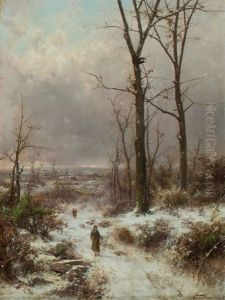 Una Nevata. Val D'elsa by Guido Agostini