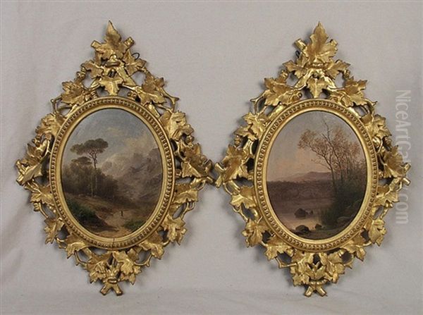 Italian Landscape (+ Another; Pair) - view 1