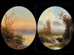 Roma, Lago Di Memi (+ San Miniato Al Tedisco; Pair) by Guido Agostini