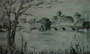 Fleuve Traversant La Ville
