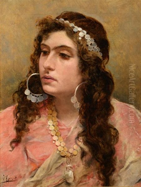 A Gypsy Lady, Head And Shoulders - view 1