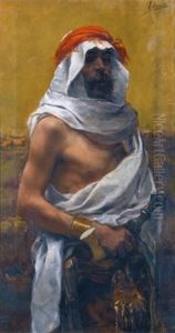 An Arab Man by Joaquin Agrasot y Juan