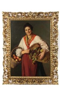 Portrait Of An Italian Fruit Harvester