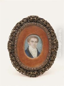 Brustbild Eines Jungen Herrn by Carl Josef Alois Agricola