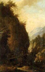 Schlucht Mit Wanderern