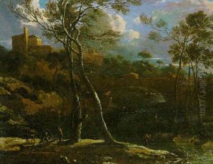 Le Ramassage Du Bois by Christoph Ludwig Agricola