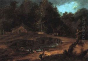 River Landscape With Figures River Landscape With Figures