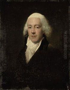 Portrait Of A Gentleman, Bust-length, In A Brown Coat And Whitecravat by Lemuel-Francis Abbott