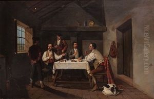 Tertulia En La Comida by Manuel Cabral Cabral y Aguado Bejarano