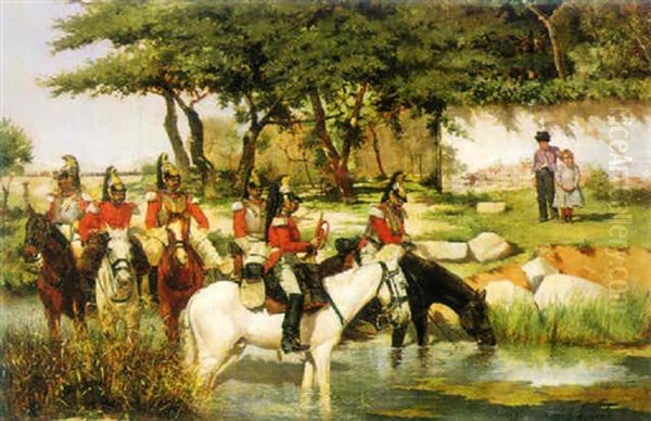 Vanguard Crossing A River - view 1