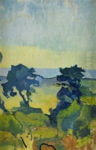 Kustlandskap Med Tva Trad, Gotland