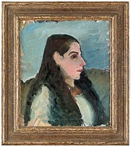 Portratt Av Mme Huot by Ivan Agueli