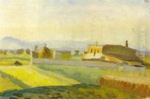 Landskap Med Hus by Ivan Agueli