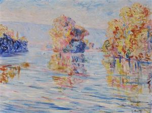 Les Iles Sur La Seine En Automne