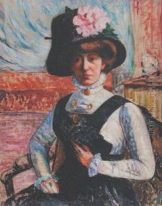 Portrait Au Chapeau