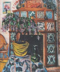 Nature Morte Dans Un Interieur by Georgette Agutte