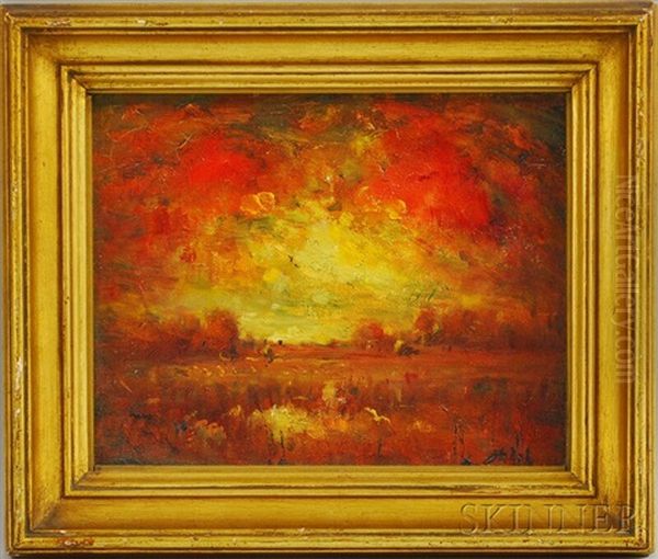 Fiery Sunset - view 1