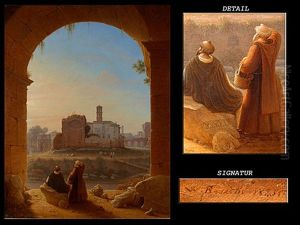 Blick Auf Palermo, Im Hintergrund Das Kloster by August Wilhelm Julius Ahlborn