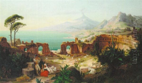 The Roman Amphitheatre, Taormina - view 1