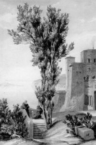 Tassos Villa In Sorrent by August Wilhelm Julius Ahlborn