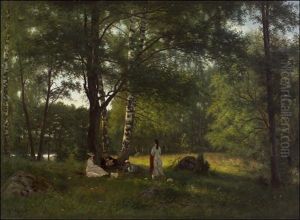 Lukuhetki Metsaaukiolla by Fredrik Ahlstedt