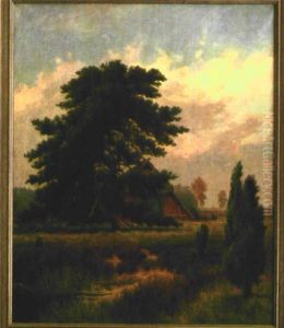 Schuckenstall In Der Heide by Arthur Willibald Ahnert