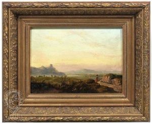 Sonnenaufgang Uber Einer Weiten Landschaft