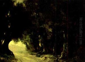 A Road Through The Woods by Carl Henry Von Ahrens