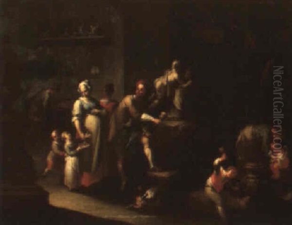 Interior Of A Sculptor's Studio - view 1