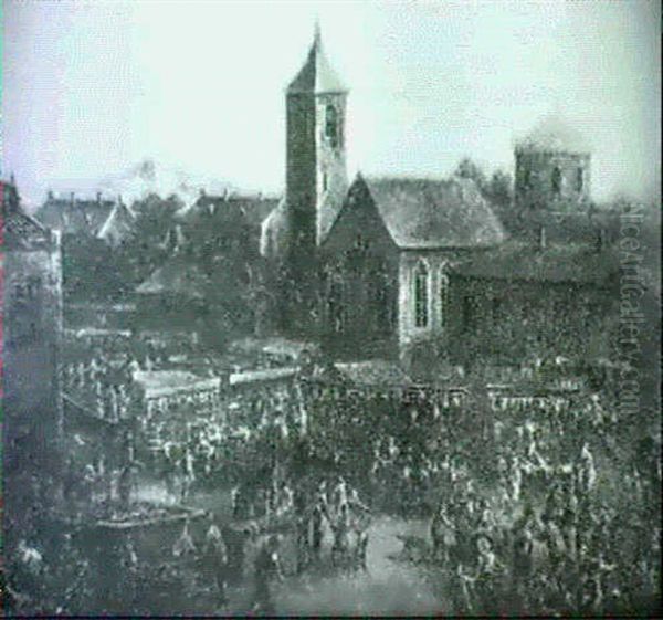 Jahrmarkt In Einer Stadt - view 1