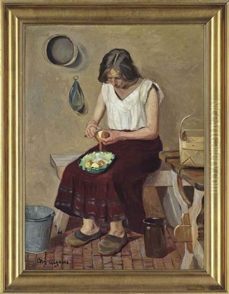 Peeling Potatoes - view 1