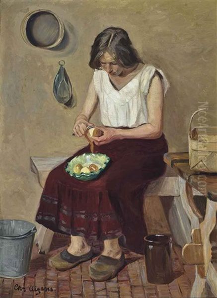 Peeling Potatoes - view 1