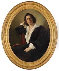 Bildnis Des Hofschauspielers Josef Wagner (wien 1818-1870) by Joseph Mathaeus Aigner