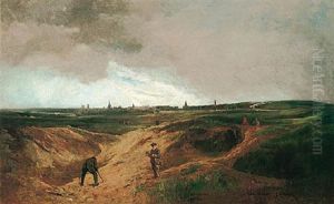 Hell Bunker, St. Andrews by George W. Aikman