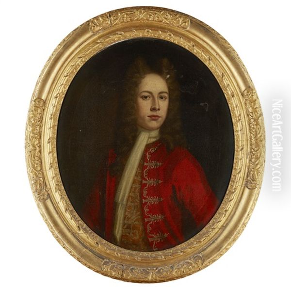 Portrait Of A Gentleman In A Red Coat - view 1