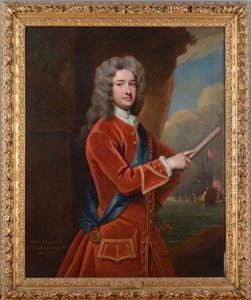 Portrait Of John Campbell, 2nd Duke Of Argyll, In Red Coat And Wearing The Order Of The Garter